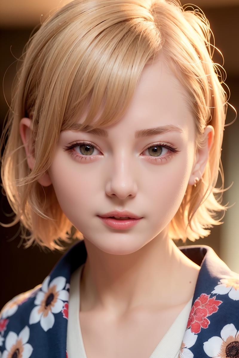 1671612808203-1766454534-closeup photo of a girl, short hair, blond hair, wearing a kimono, natural hot springs_best quality, realistic, photorealistic,.png